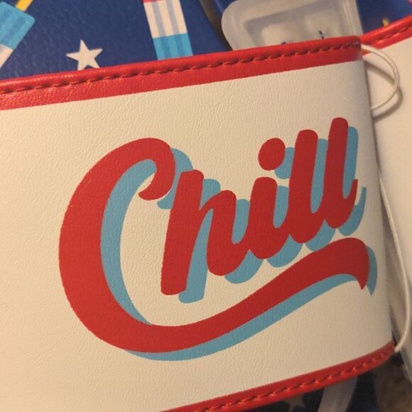 Claire's Chill Out red white and blue popsicle sandal slides NWT - Picture 6 of 8